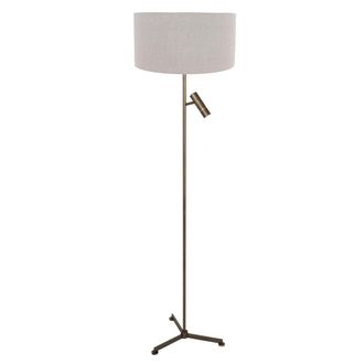 Steinhauer Steinhauer - L&aacute;mpara De Pie - Stang - Bronce - Metal Textil - &Oslash;