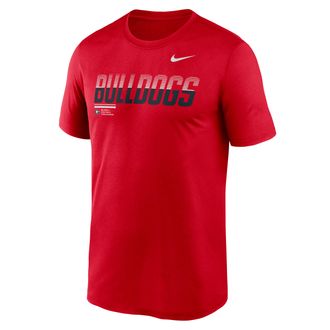 Nike Georgia Sideline Legend Nike Mens Dri-FIT College T-Shirt in Red | 02TI65NGBN-7SB