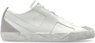 Diesel S-Slante-D LOW - Dames - Sneakers - Wit - 36 EU - Leer - Schoenen