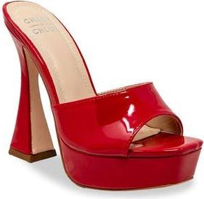 Chase + Chloe by Intouch Footwear Platform Sandal in Red Patent at Nordstrom Rack, Size 7.5