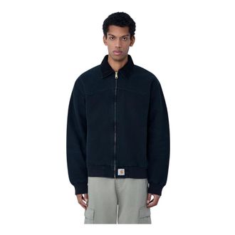 Carhartt Work in Progress OG Santa Fe Jacket - Heren - Bomber jackets - Zwart - XL - Katoen - Jassen