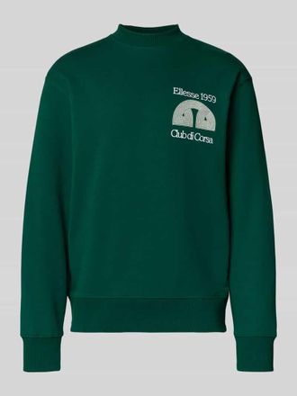 Ellesse Sweatshirt mit Label-Stitching in Dunkelgruen, Größe XXL