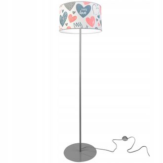 OEM L&aacute;mpara De Pie Infantil Loft, Pantalla, Estampado, Led