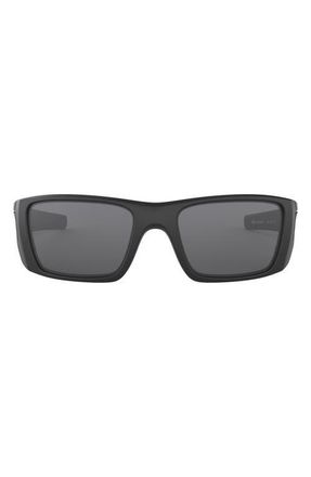 Oakley Fuel Cell 60mm Rectangular Sunglasses in Black at Nordstrom