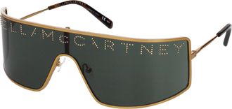 Stella McCartney Stella Mc Cartney Damess Zonnebril Metaal Goud/Donkergroen