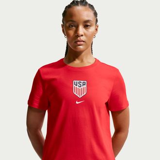 Nike USMNT Nike Womens Soccer T-Shirt in Red | IH2245-657