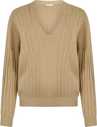 Liu Jo Maglione in lurex - Toni neutri