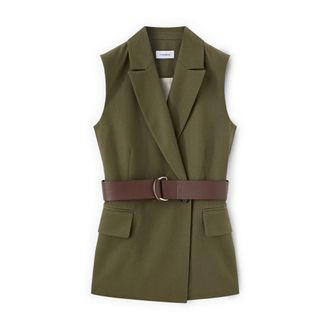 Motivi Suit Vests - Dames - Gillet - Groen - M - Kostuums