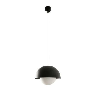 Netlighting Marisol Dome Pendant Ceiling Light Matt Black 2700K