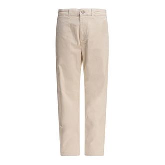Nn.07 White Trousers for Men
