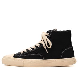 Miharayasuhiro PAST Sole Canvas High-top Sneaker Black S09FW204-BLK