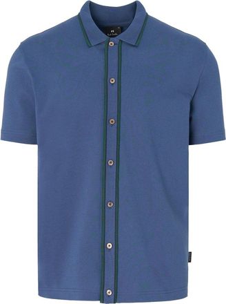 Paul Smith PS BUTTON THRU POLO Size: XXL, colour: NAVY