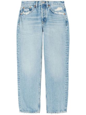 Re/Done 70s Stove Pipe jeans - women - Cotton - 23 - Blue