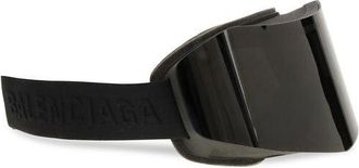 Balenciaga Mens Black Polyamide Sunglasses