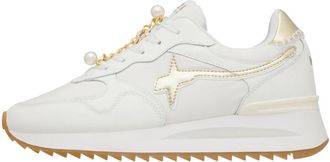 W6YZ Yak-W. - Dames - Sneakers - Wit - 41 EU - Leer - Schoenen