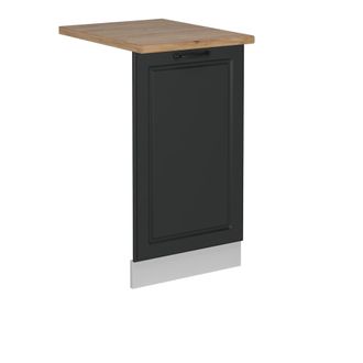 Vicco Panel Frontal Del Lavavajillas R-line, Antracita Casa De Campo, 45 Cm, Et Roble Vicco