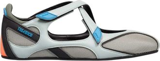 The Attico Ballerine Con Combinazione Di Logo Blue Floor 01-Donna
