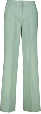 Am&eacute;lie & Am&eacute;lie Bologna Broek - Dames - Wijde Broeken - Groen - XL - Broeken