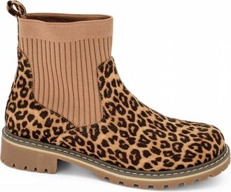 Corkys Footwear Womens Cabin Fever Chelsea Boots In Leopard