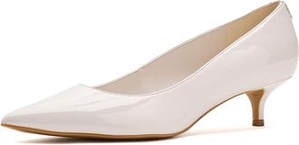 Calvin Klein Roxanna Womens Shoes Ivory Patent : 9.5 M, Leather