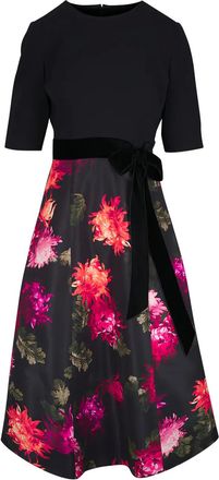 Carolina Herrera Abito con stampa - Nero