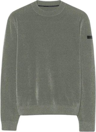 Roberto Ricci Design Long Sleeve Tops - Heren - Ronde hals truien - Groen - XL - Truien & Vesten