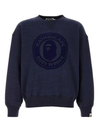 A Bathing Ape Maglione con stampa - Blu