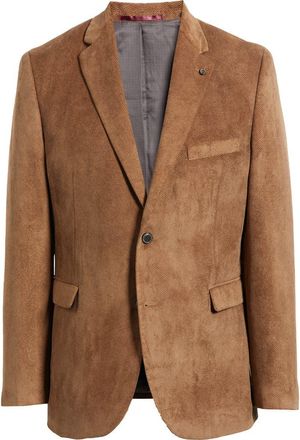 Johnston & Murphy Jaden Blazer in Camel Plush at Nordstrom, Size Xxx-Large