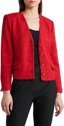 Kobi Halperin Womens Clara Jacket In Scarlet