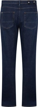 Stone Island Cotton Straight-Leg Jeans - Blue