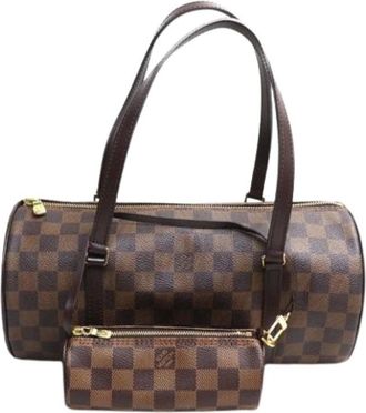Louis Vuitton Pre-owned Handbags, female, Brown, Size: ONE SIZE Pre-owned Canvas Handbag