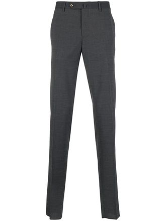 Pantaloni Torino mid-rise tapered trousers - men - Polyester/Wool/Spandex/Elastane - 60 - Grey