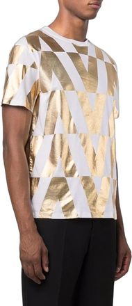 Valentino Logo Print Cotton T-Shirt - White