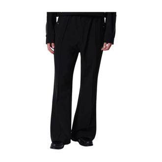 Needles Wide Trousers, male, Black, Size: XL Piping Cowboy Pant
