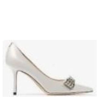 Jimmy Choo London Love Bow 85 Leather Pumps, Brand Size 39.5 ( US Size 9.5 )