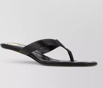 Saint Laurent leather mules