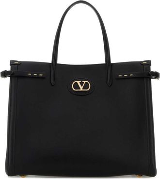 Valentino Garavani Black Antibes Medium Tote