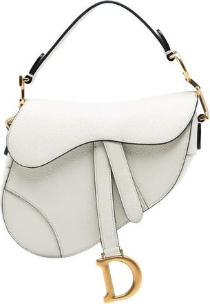 Dior Pre-owned Dior Mini Grained Calfskin Saddle Bag 19-MA-1128