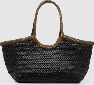 Dragon Diffusion Sac Nantucket Small Bi-Colour Black/Khaki