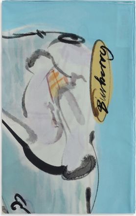Burberry Foulard in seta con stampa lago dei cigni Woman UNI