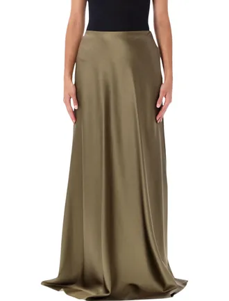 Polo Ralph Lauren Masina Luminous Flared Maxi Skirt