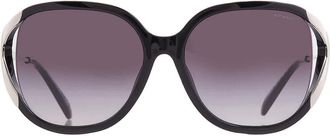 Coach Gradient Grey Oval Sunglasses HC8396U 50028G 56