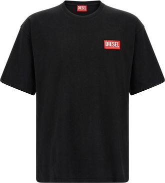 Diesel Black Relaxed Logo T-Shirt