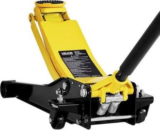 OEM Gato Hidr&aacute;ulico De Perfil Bajo Capacidad De 2 T, Gato De Acero Para Coches Con Bomba De Doble Pist&oacute;n, Rango De Elevaci&oacute;n De 75 A 505 Mm, Para Autom&oacute;vi