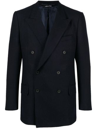 Dunhill double-breasted blazer - Blue