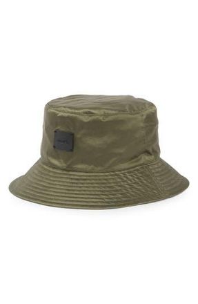 AllSaints Taffeta Bucket Hat in Khaki at Nordstrom Rack