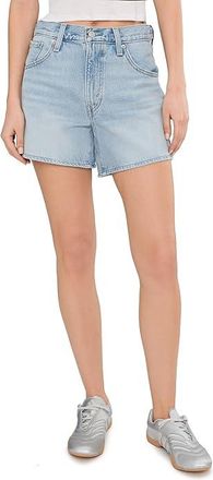 Levi's Cinch Mid-thigh Shorts Womens Shorts Abraided Art : 34, Cotton