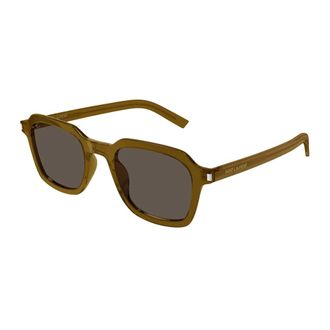 Saint Laurent SL 715 Slim 005 Sunglasses - unisex - Saint Laurent - Sunglasses - Brown - 49 MM - Accessories
