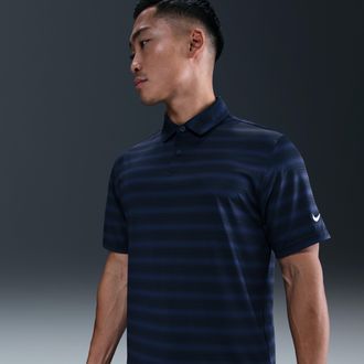 Nike Mens Velocity Dri-FIT Polo in Blue | IB0243-419