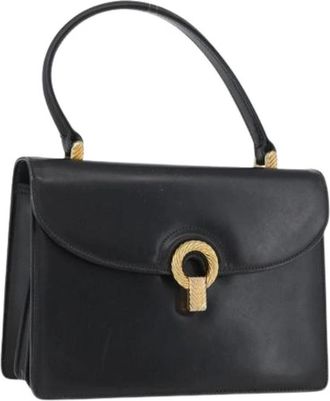 Gucci Pre-owned Vintage Handtas - Dames - Vintage Handtas - Zwart - ONE Size - Leer - Vintage